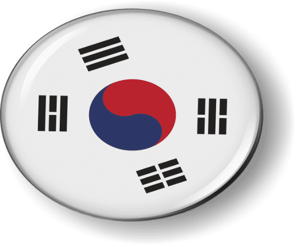 South Korea - Flag - Country Emblem